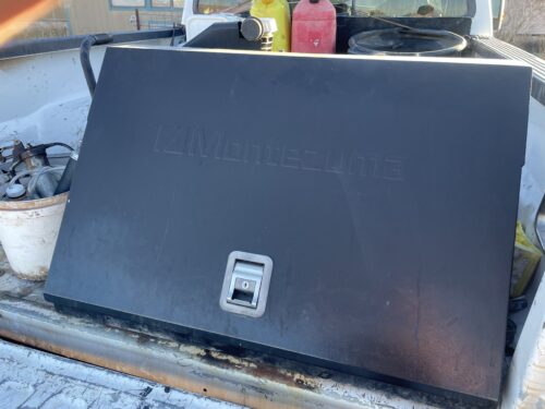 Montezuma Professional Portable Tool Box - XL450B BLACK - (36" X 17"D) photo review