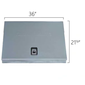 Montezuma Professional Portable Tool Box - XL450-LG GRAY - (36" X 17"D)