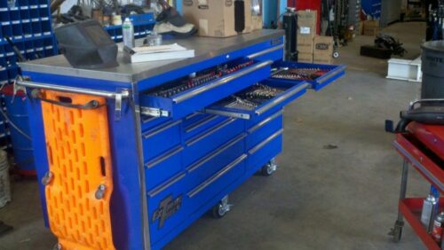 Extreme Tool Boxes 72" 17 Drawer Triple Bay Professional Tool Cabinet photo review