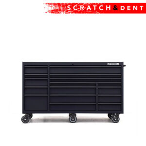 Gator Built 72" x 25" 16 drawer Roller Cabinet (SCRATCH AND DENT: FLAT GRAY)